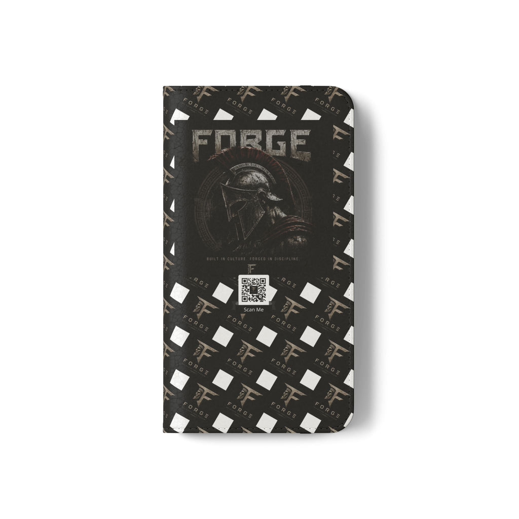 Forge Gladiator Flip Phone Case — Leather Wallet Folio with Card Slots