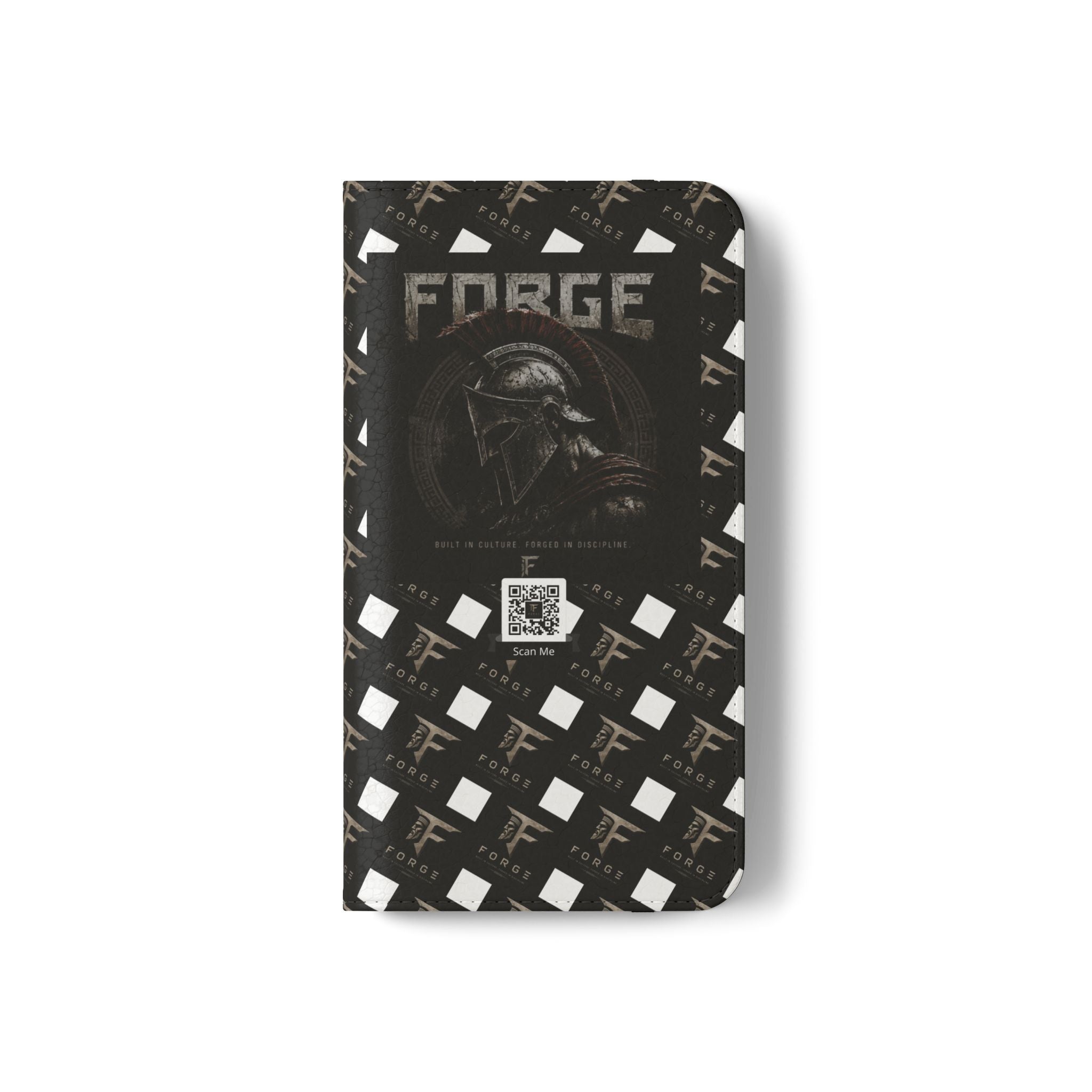 Forge Gladiator Flip Phone Case — Leather Wallet Folio with Card Slots