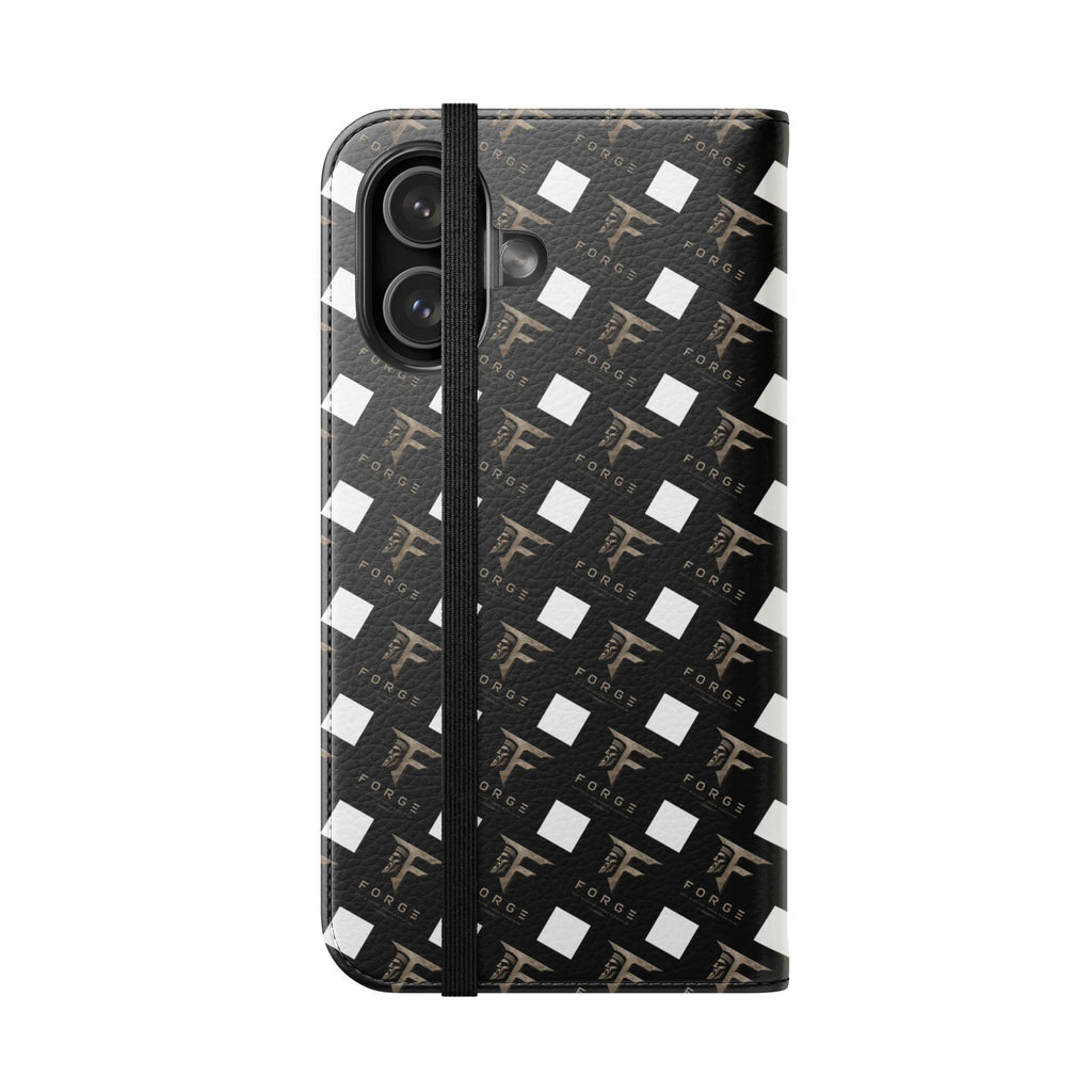 Forge Gladiator Flip Phone Case — Leather Wallet Folio with Card Slots