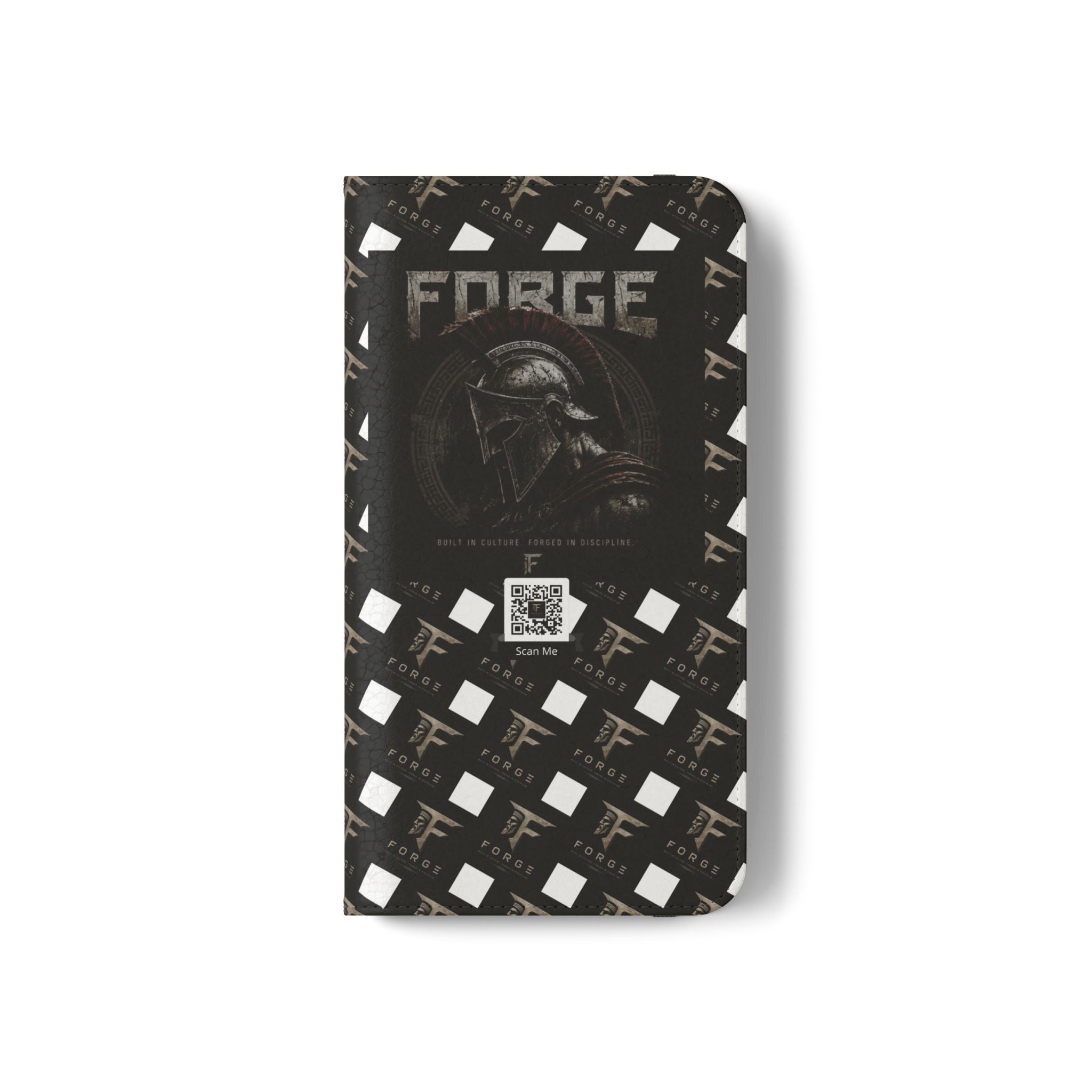 Forge Gladiator Flip Phone Case — Leather Wallet Folio with Card Slots