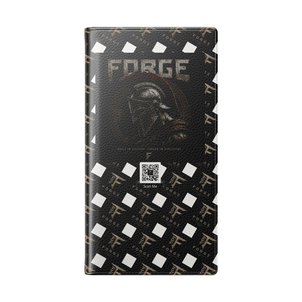 Forge Gladiator Flip Phone Case — Leather Wallet Folio with Card Slots