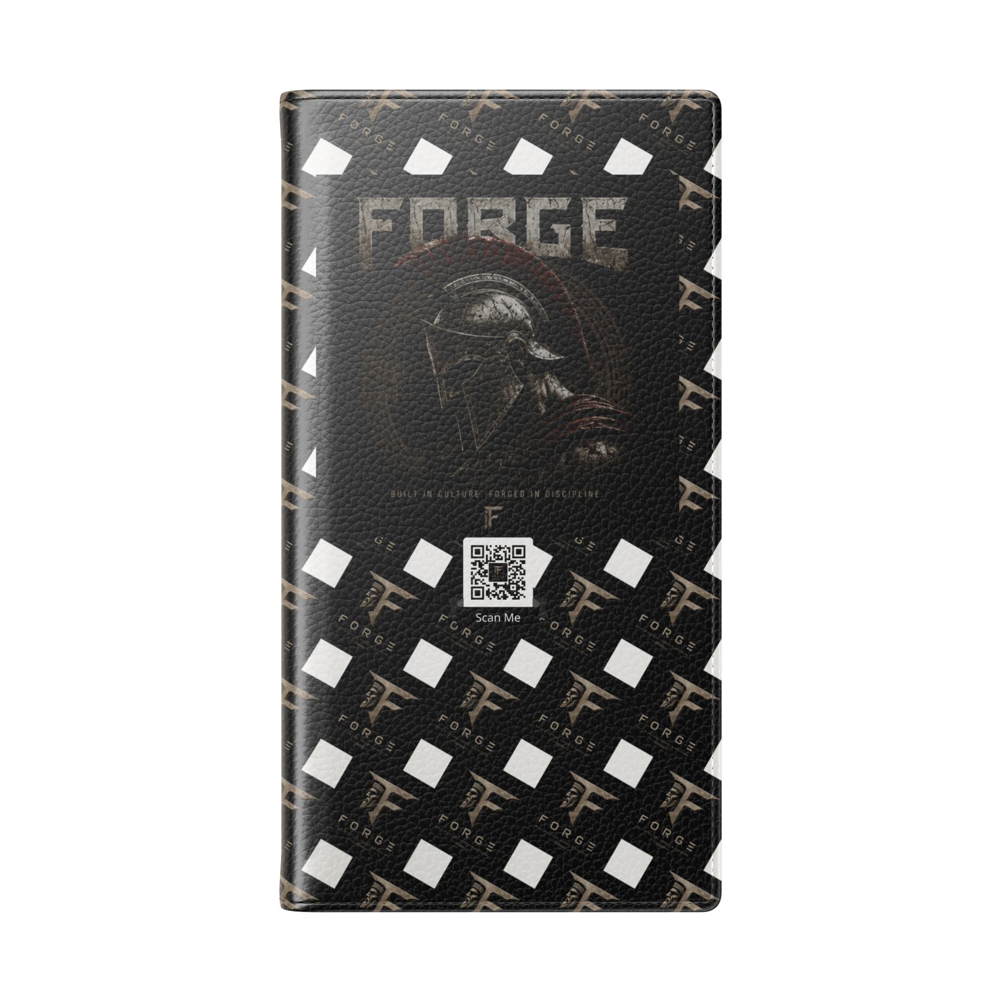 Forge Gladiator Flip Phone Case — Leather Wallet Folio with Card Slots