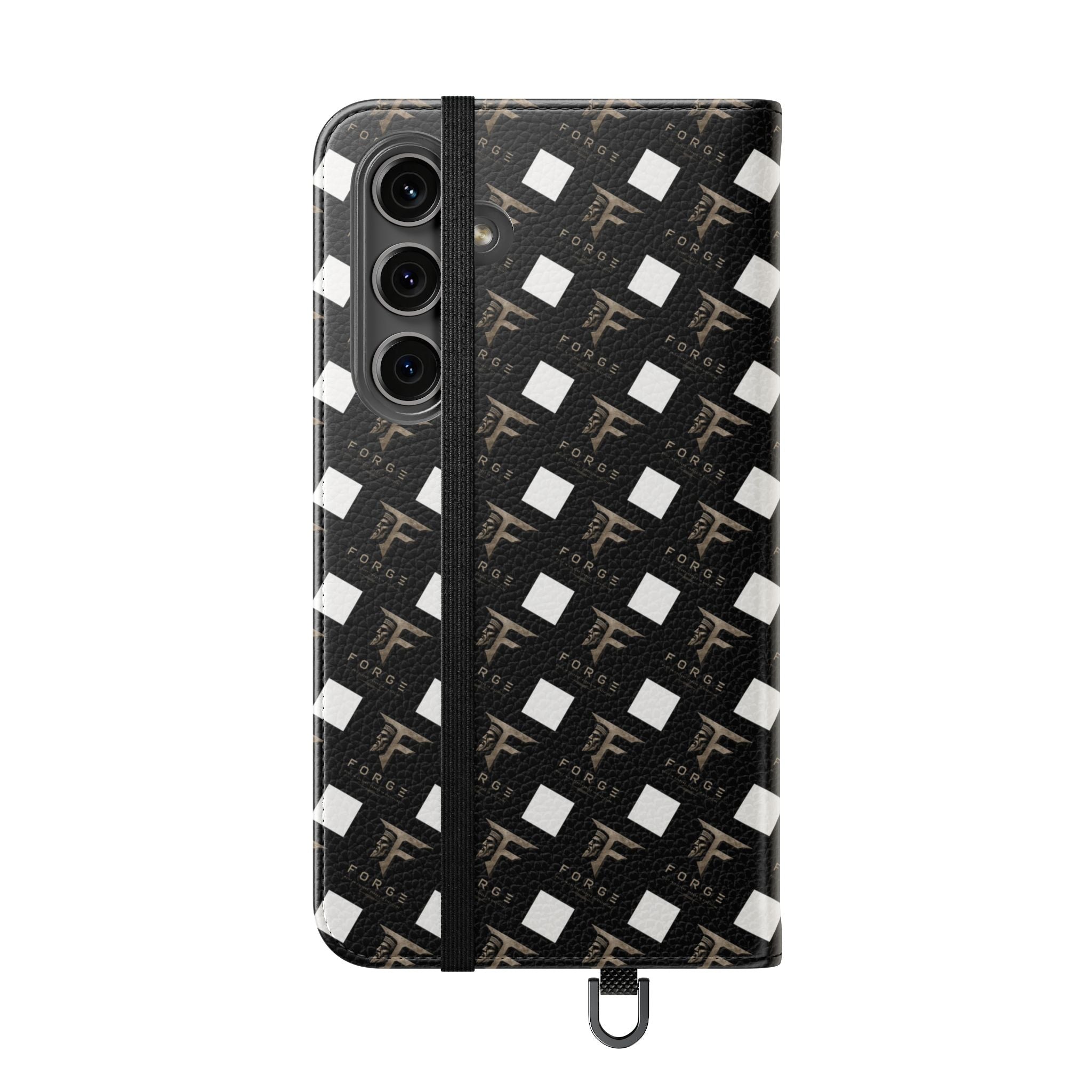 Forge Gladiator Flip Phone Case — Leather Wallet Folio with Card Slots