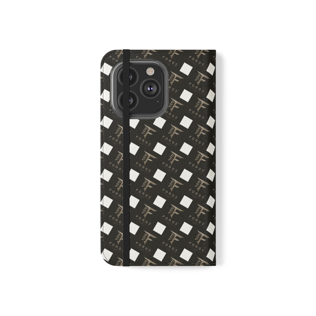 Forge Gladiator Flip Phone Case — Leather Wallet Folio with Card Slots