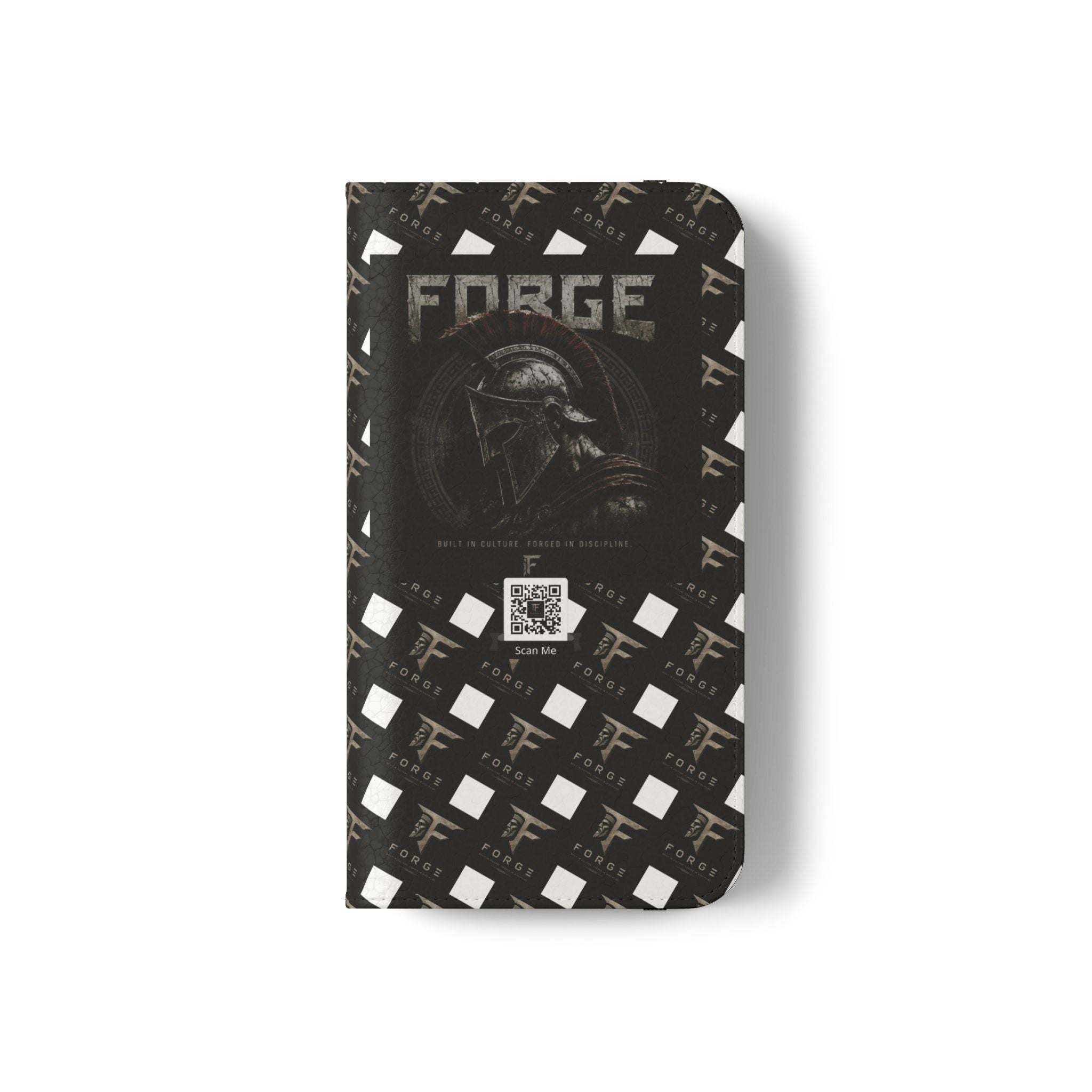 Forge Gladiator Flip Phone Case — Leather Wallet Folio with Card Slots