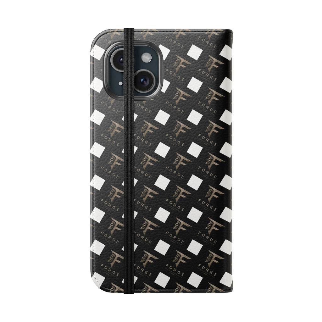 Forge Gladiator Flip Phone Case — Leather Wallet Folio with Card Slots