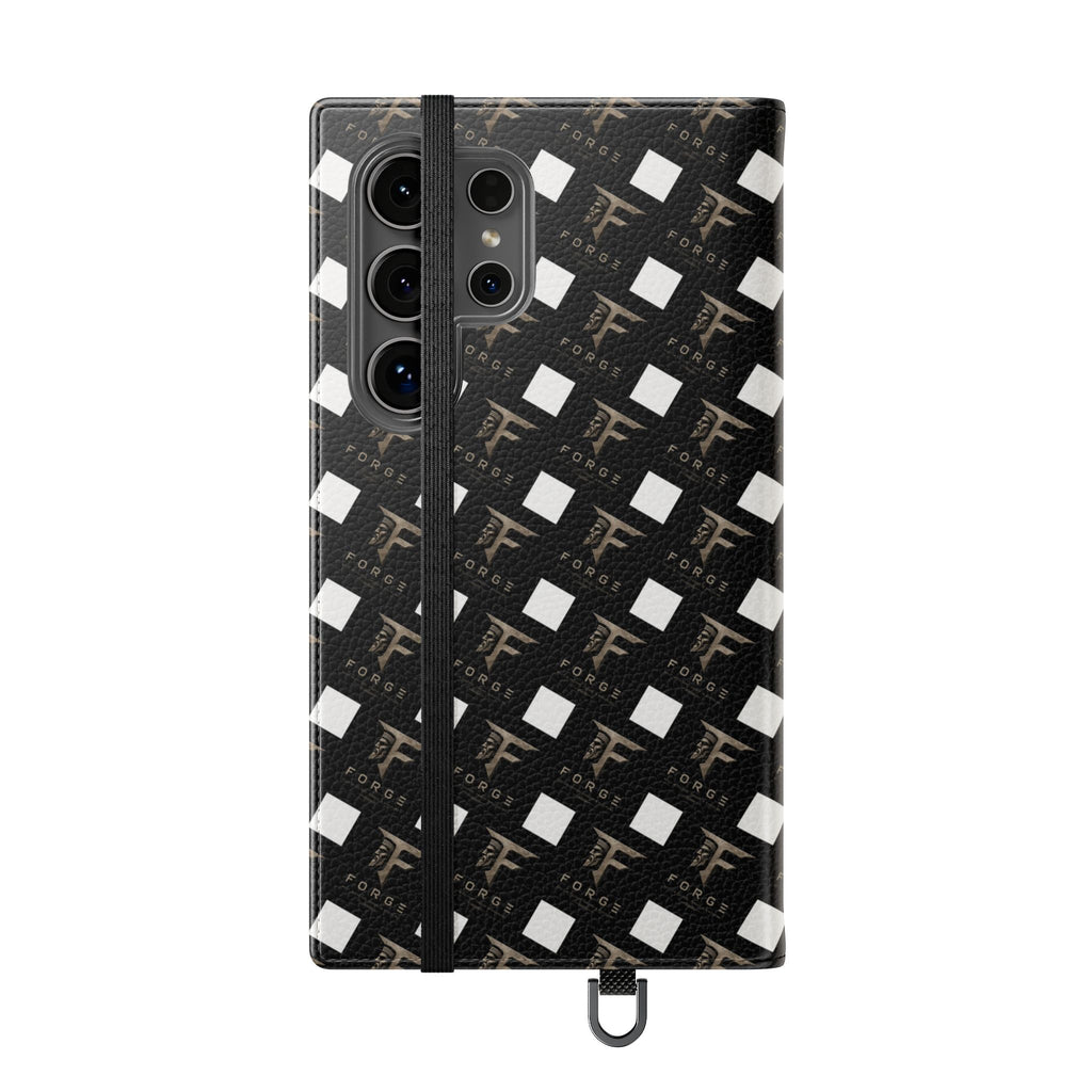 Forge Gladiator Flip Phone Case — Leather Wallet Folio with Card Slots