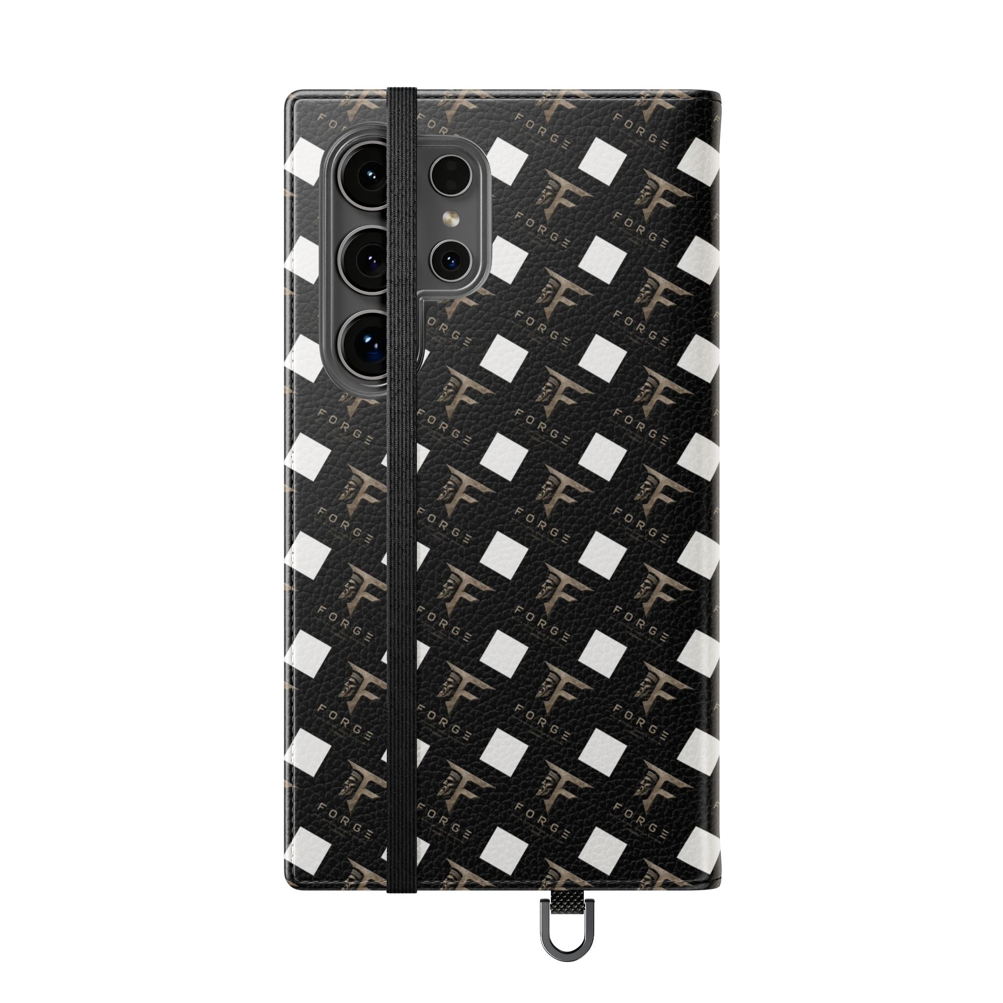 Forge Gladiator Flip Phone Case — Leather Wallet Folio with Card Slots