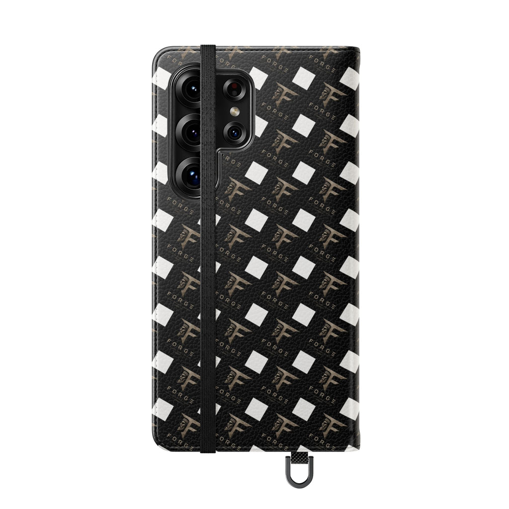 Forge Gladiator Flip Phone Case — Leather Wallet Folio with Card Slots