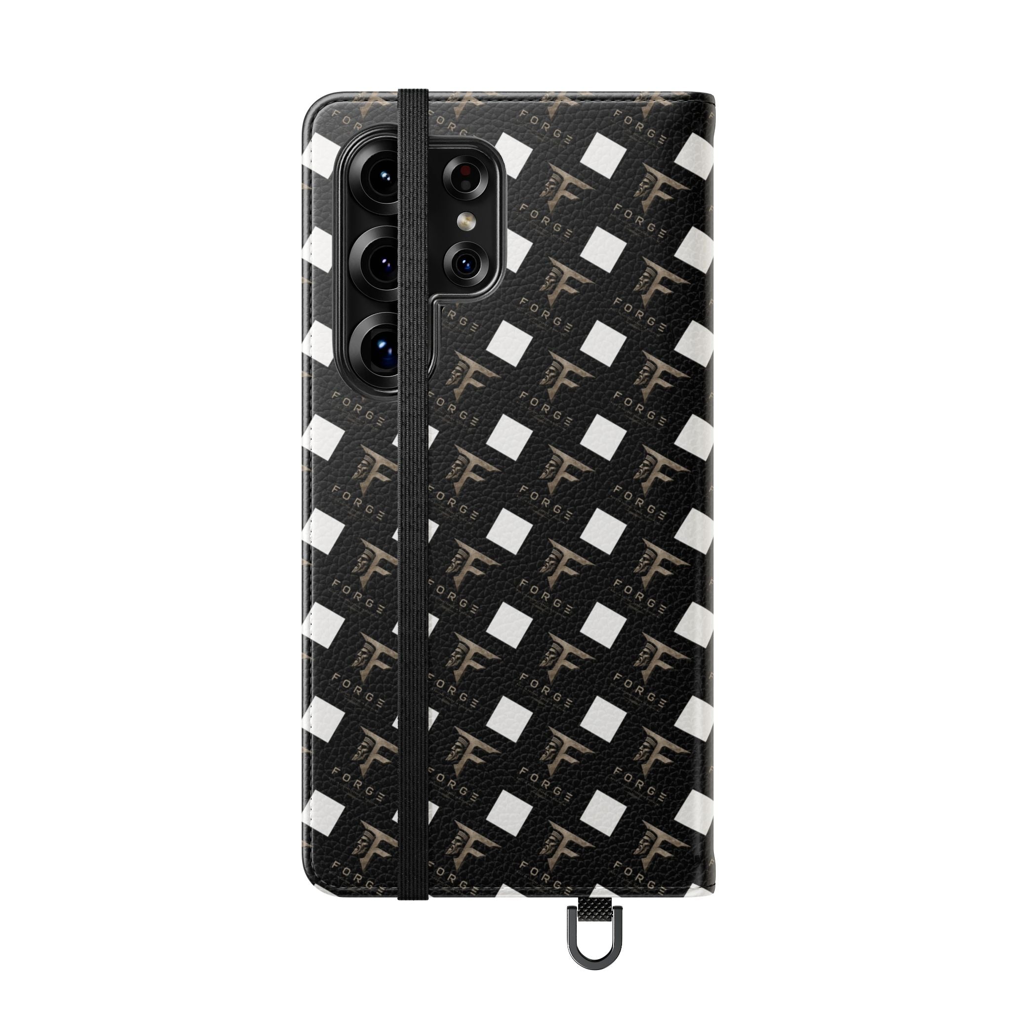 Forge Gladiator Flip Phone Case — Leather Wallet Folio with Card Slots