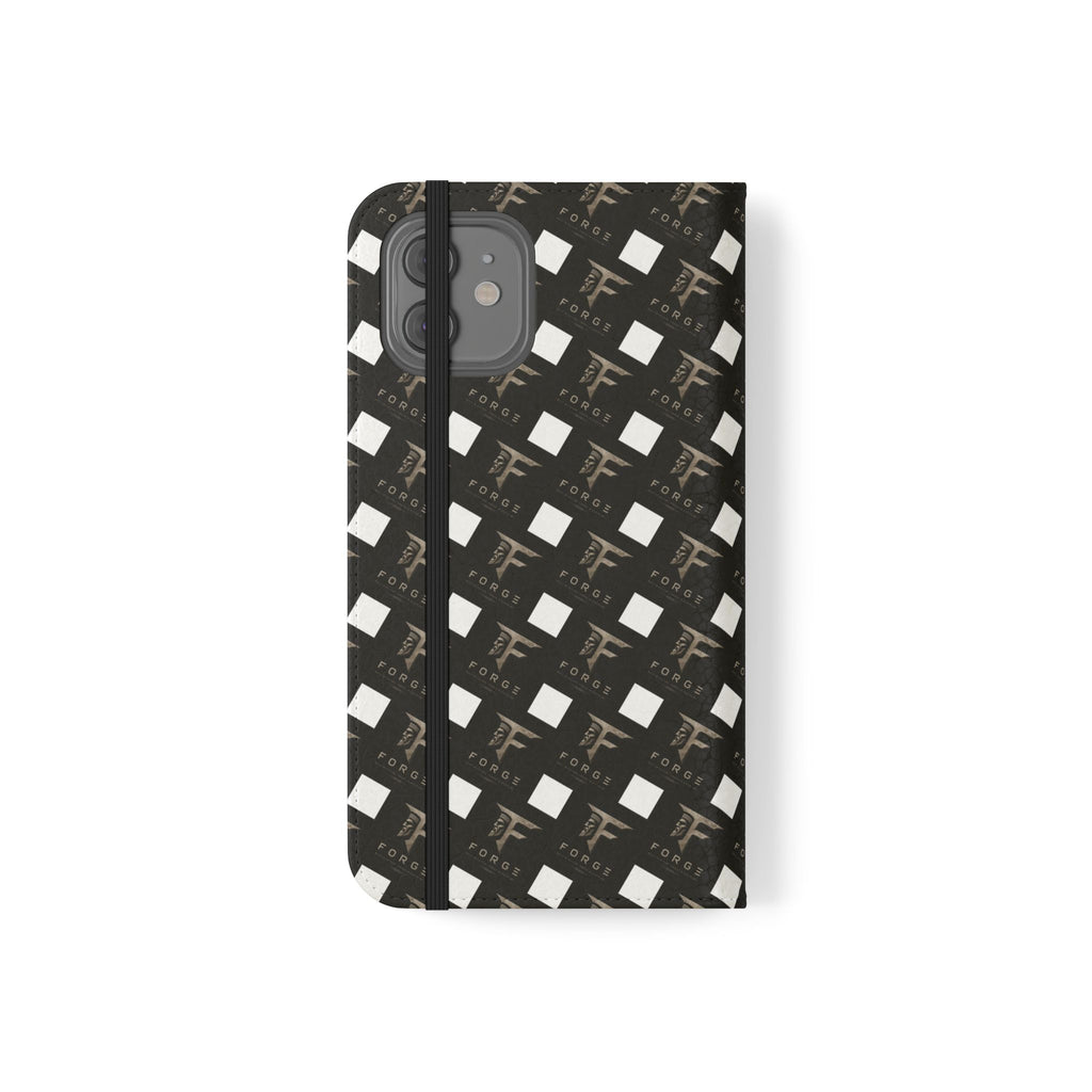 Forge Gladiator Flip Phone Case — Leather Wallet Folio with Card Slots