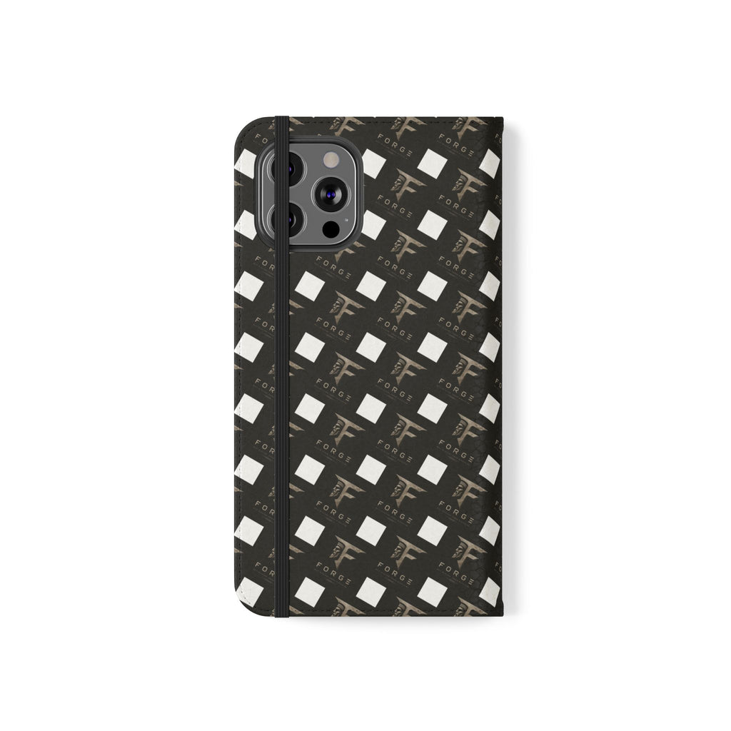 Forge Gladiator Flip Phone Case — Leather Wallet Folio with Card Slots