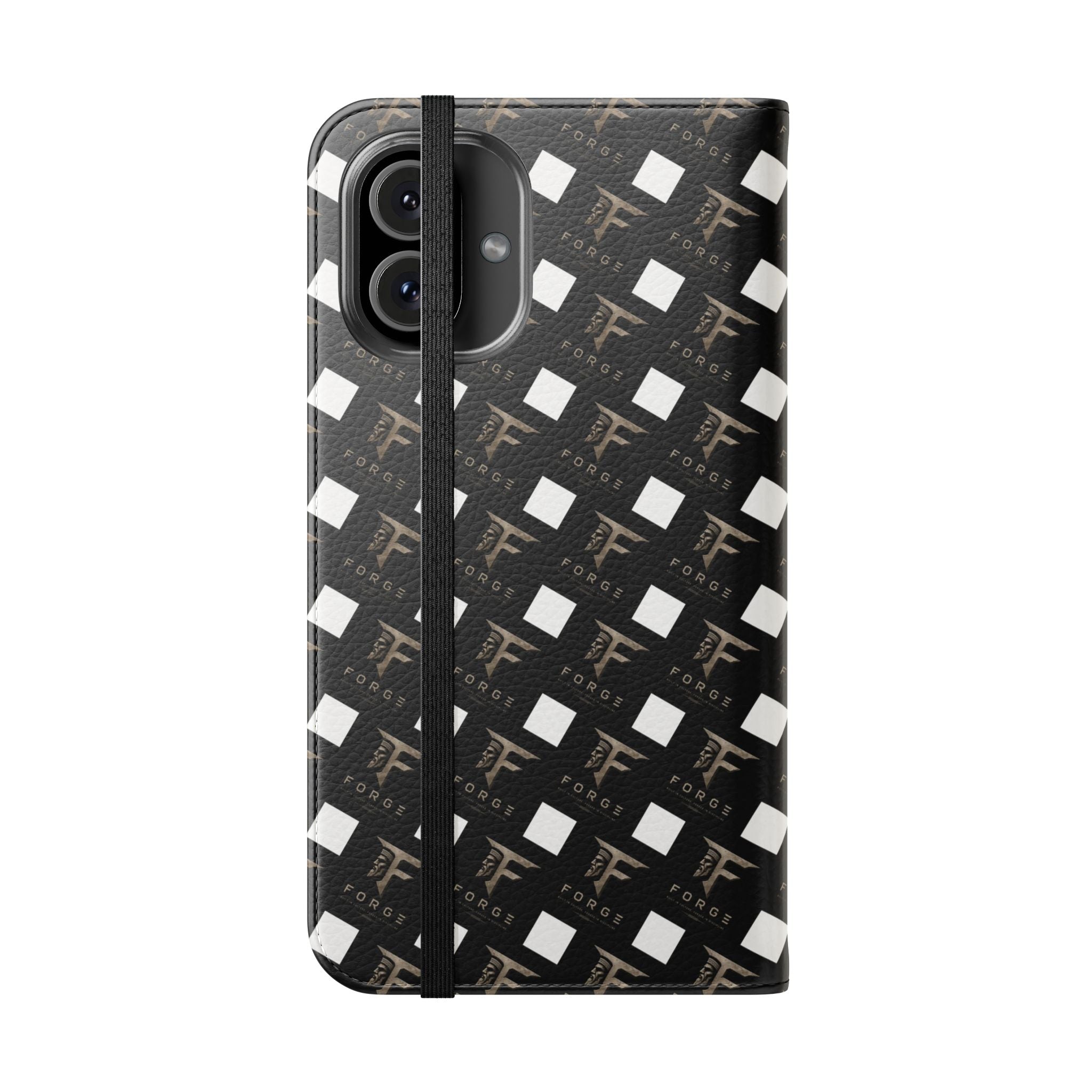 Forge Gladiator Flip Phone Case — Leather Wallet Folio with Card Slots