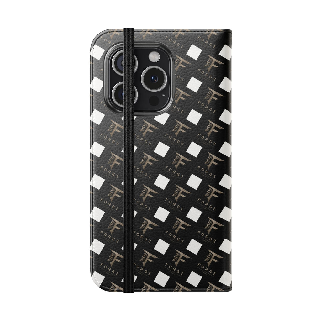 Forge Gladiator Flip Phone Case — Leather Wallet Folio with Card Slots