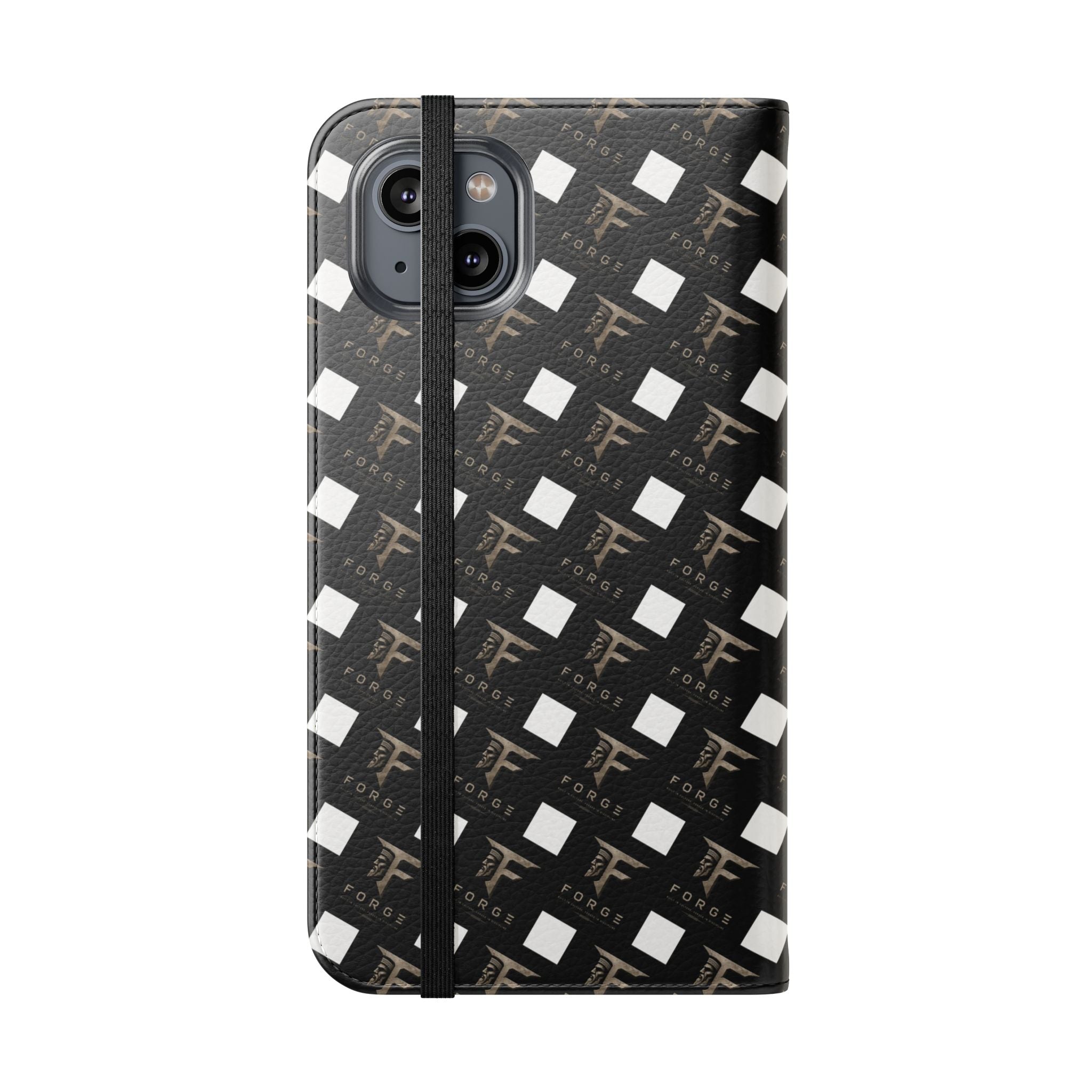 Forge Gladiator Flip Phone Case — Leather Wallet Folio with Card Slots