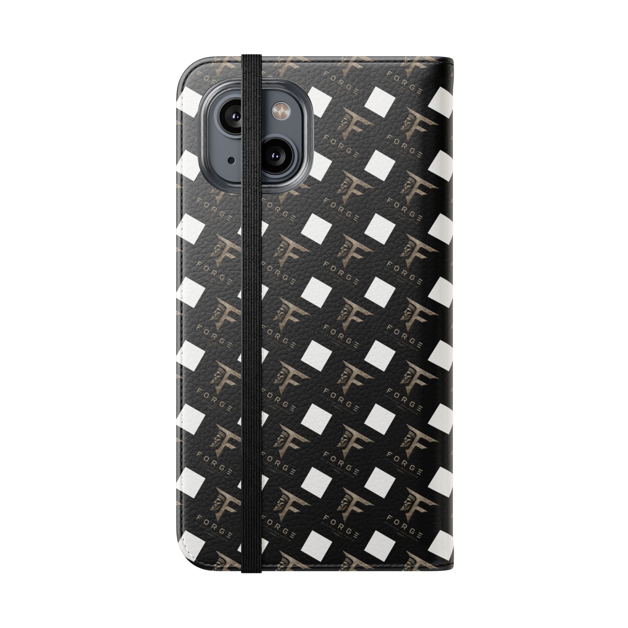 Forge Gladiator Flip Phone Case — Leather Wallet Folio with Card Slots