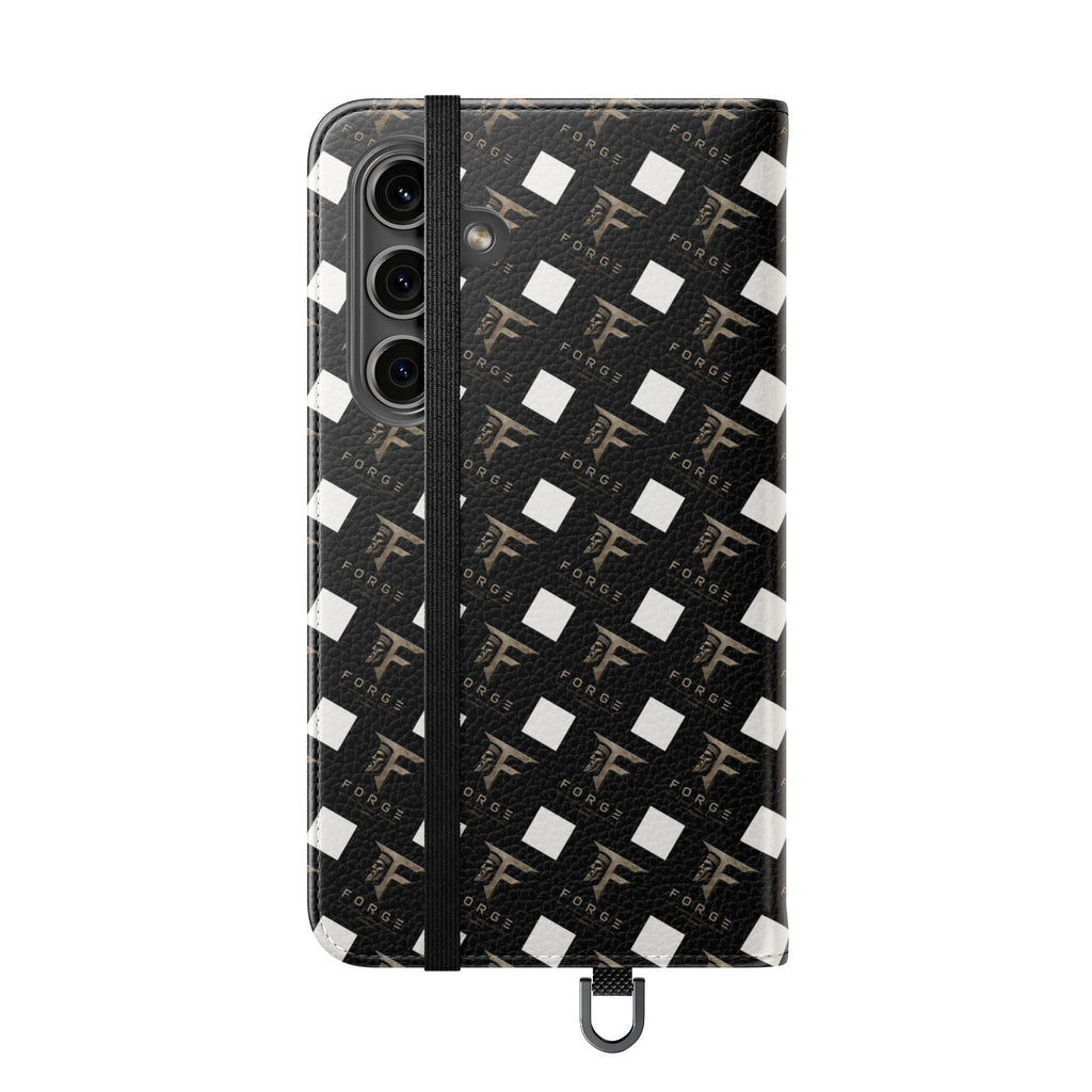 Forge Gladiator Flip Phone Case — Leather Wallet Folio with Card Slots