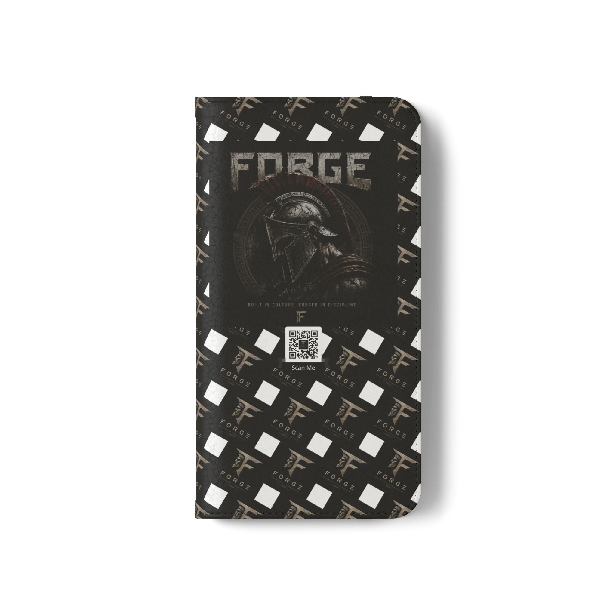 Forge Gladiator Flip Phone Case — Leather Wallet Folio with Card Slots