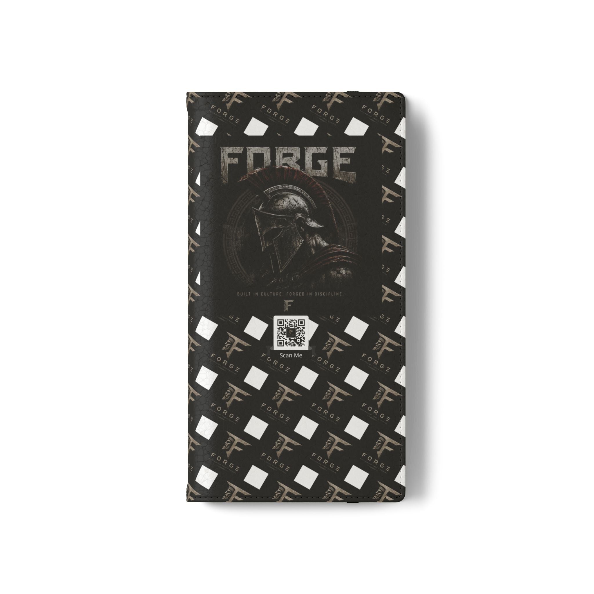Forge Gladiator Flip Phone Case — Leather Wallet Folio with Card Slots