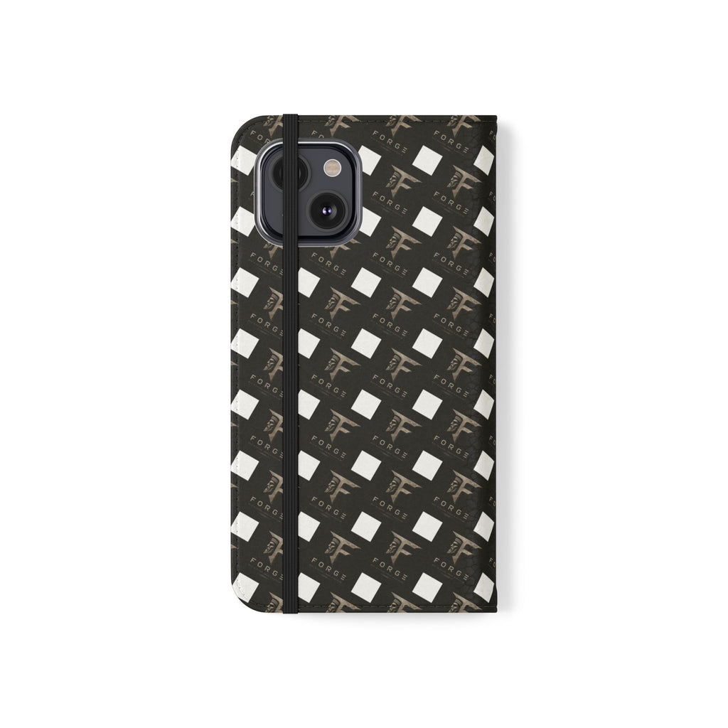 Forge Gladiator Flip Phone Case — Leather Wallet Folio with Card Slots