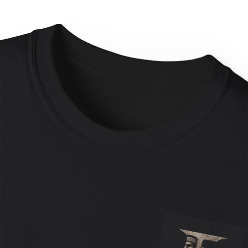 Blind Justice Graphic Tee — "Justice" Forge Design