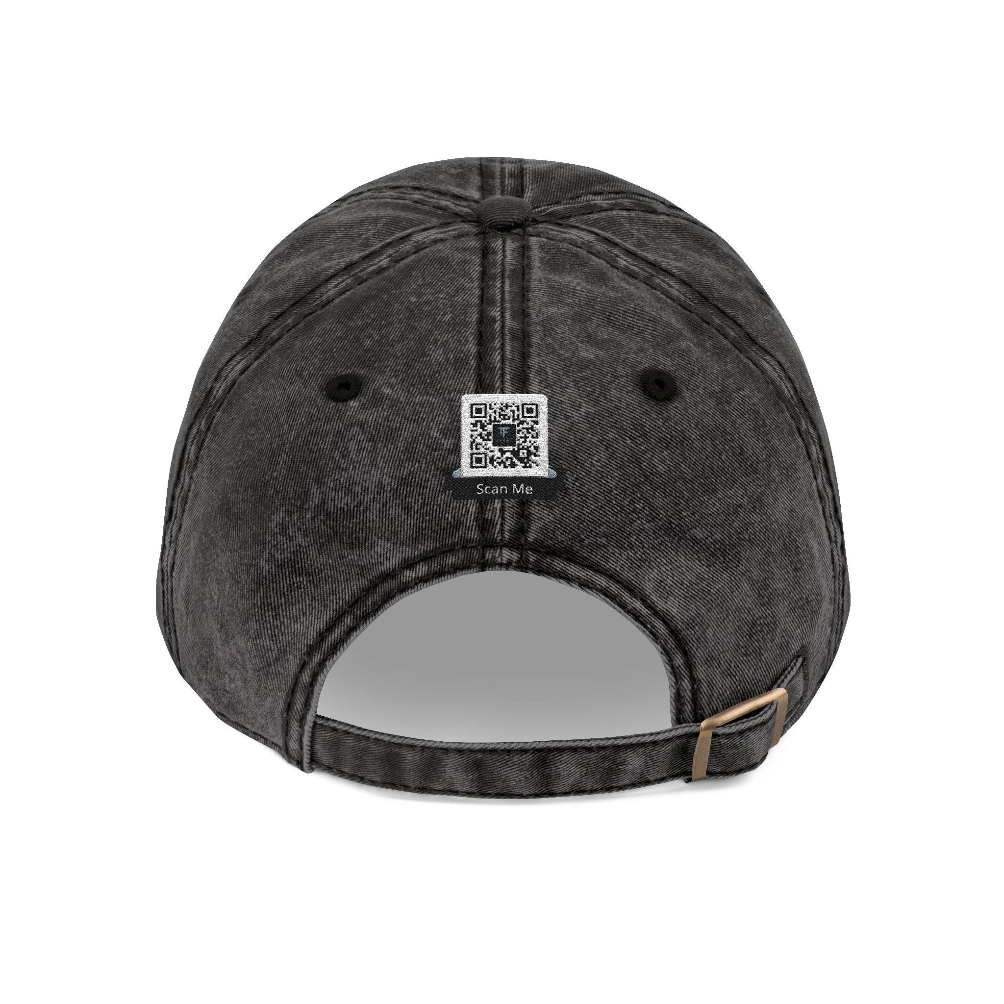 Vintage Distressed Embroidered Cap – Retro Washed Baseball Hat