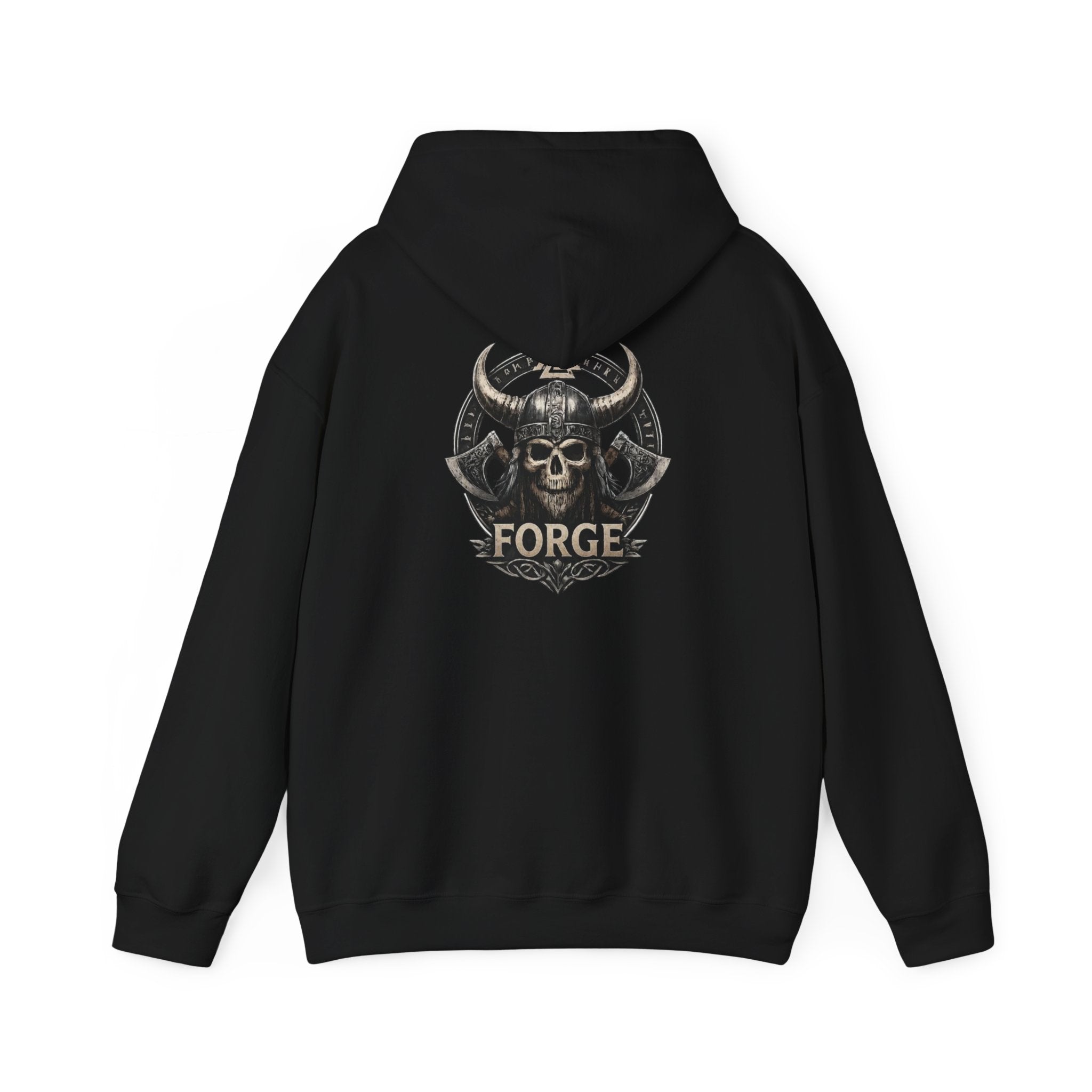 Viking Forge Gym Hoodie — Workout Hoodie with Viking Gymwear Design