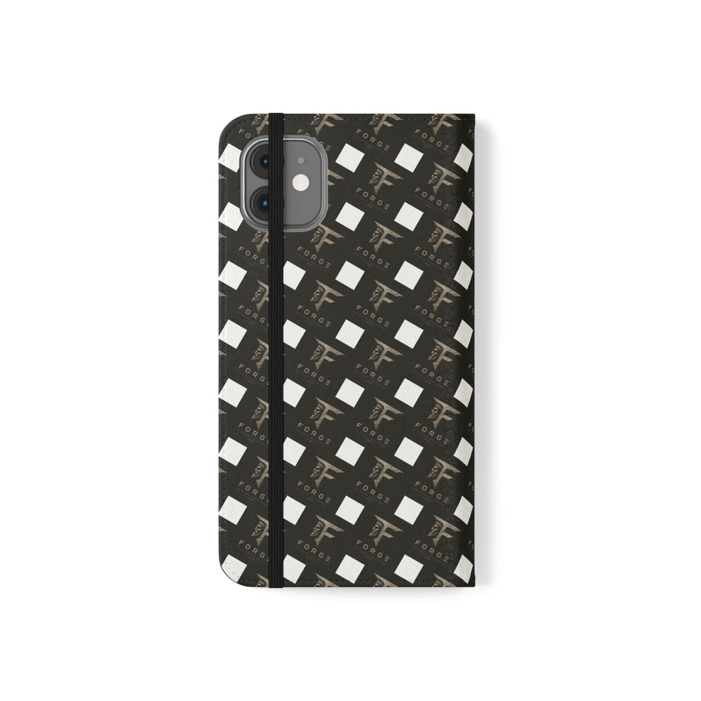 Forge Gladiator Flip Phone Case — Leather Wallet Folio with Card Slots