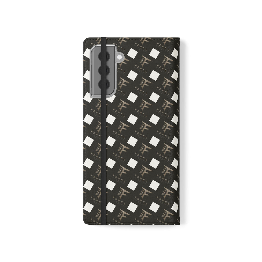 Forge Gladiator Flip Phone Case — Leather Wallet Folio with Card Slots