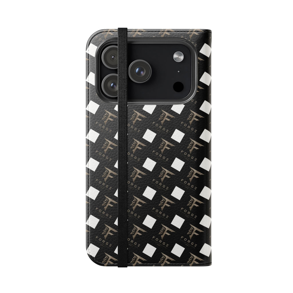 Forge Gladiator Flip Phone Case — Leather Wallet Folio with Card Slots