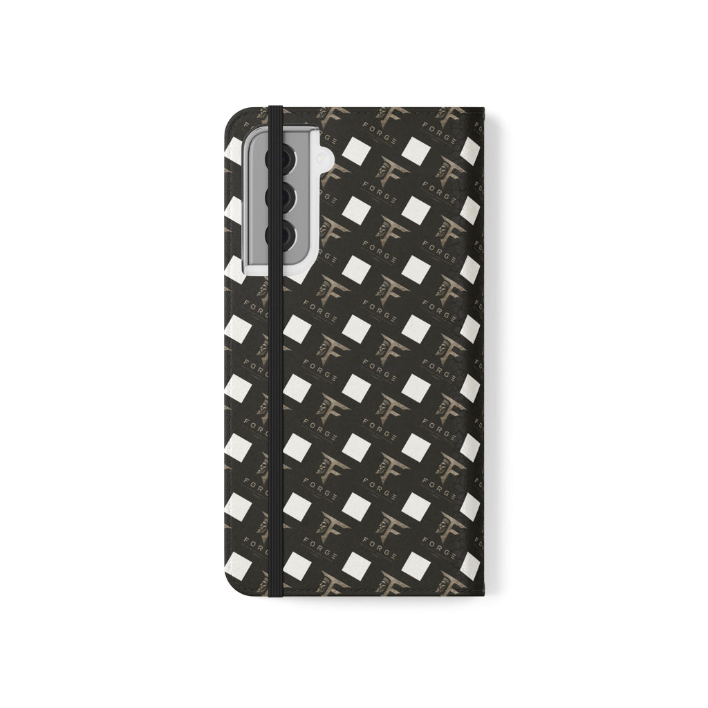 Forge Gladiator Flip Phone Case — Leather Wallet Folio with Card Slots