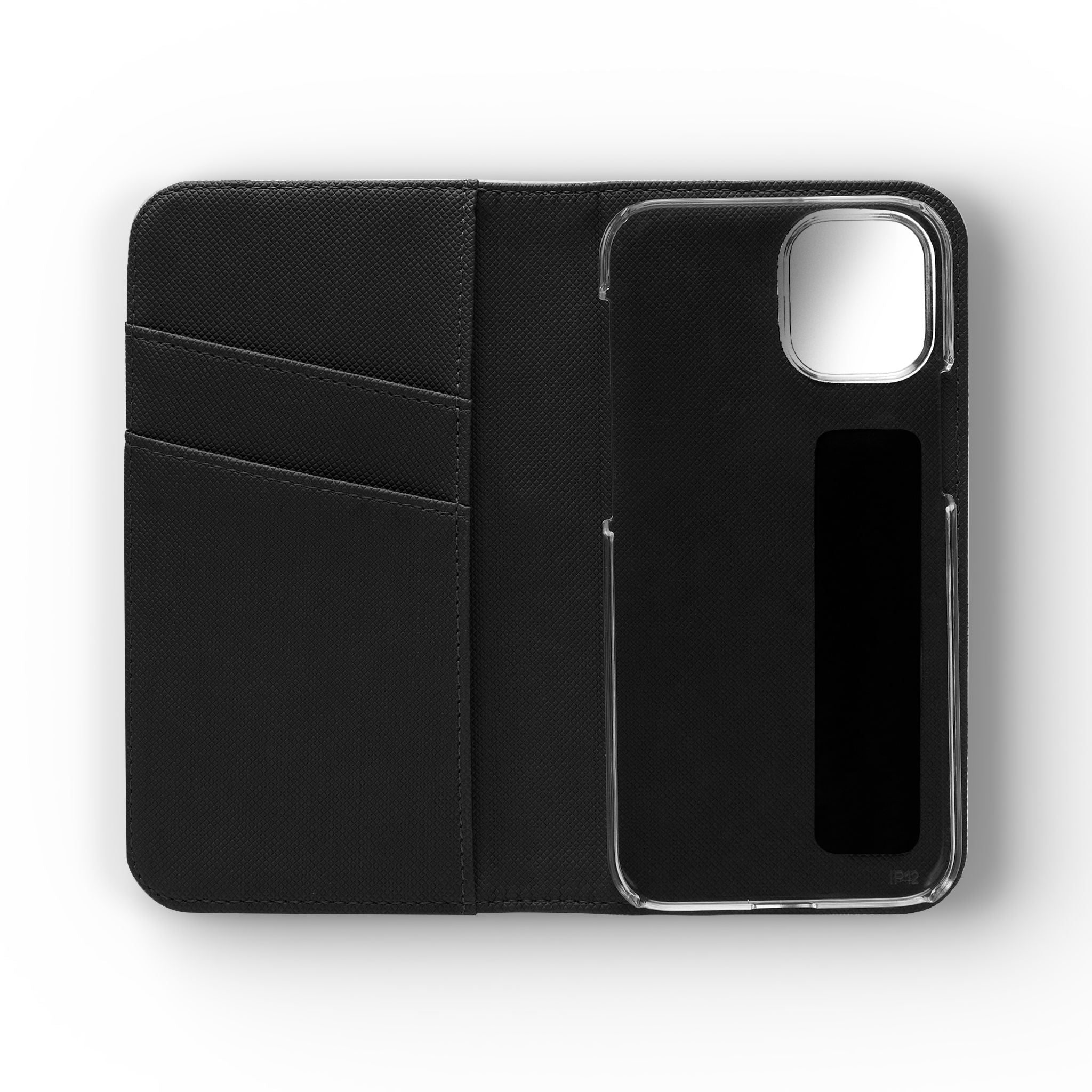 Forge Gladiator Flip Phone Case — Leather Wallet Folio with Card Slots