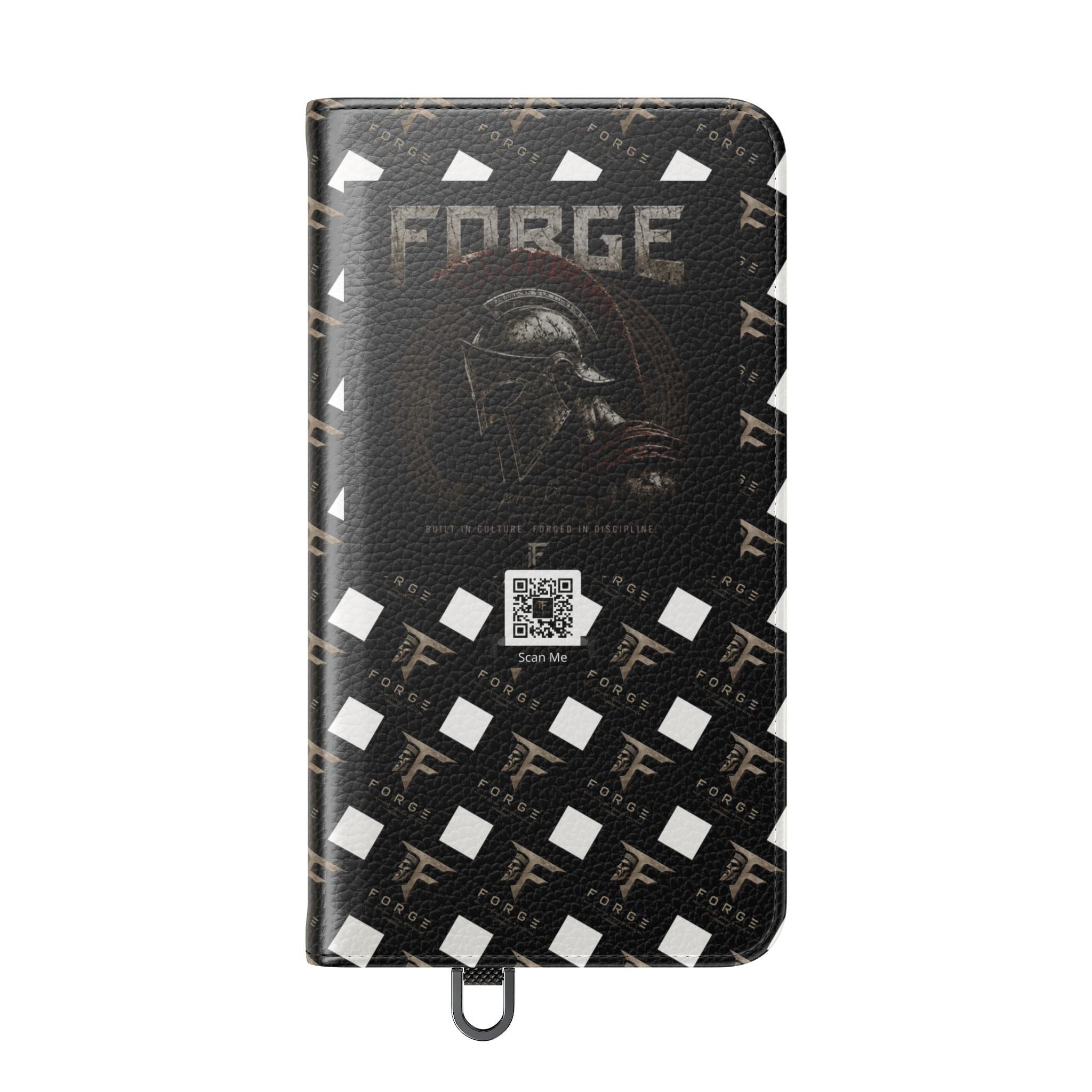 Forge Gladiator Flip Phone Case — Leather Wallet Folio with Card Slots