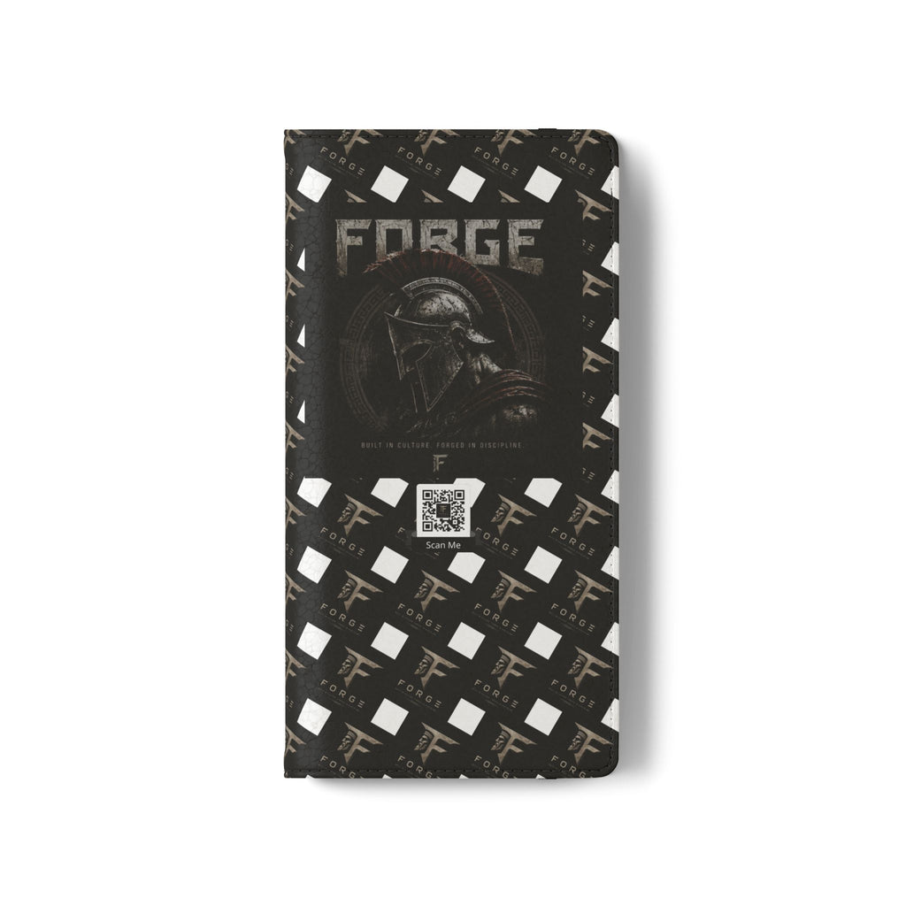 Forge Gladiator Flip Phone Case — Leather Wallet Folio with Card Slots