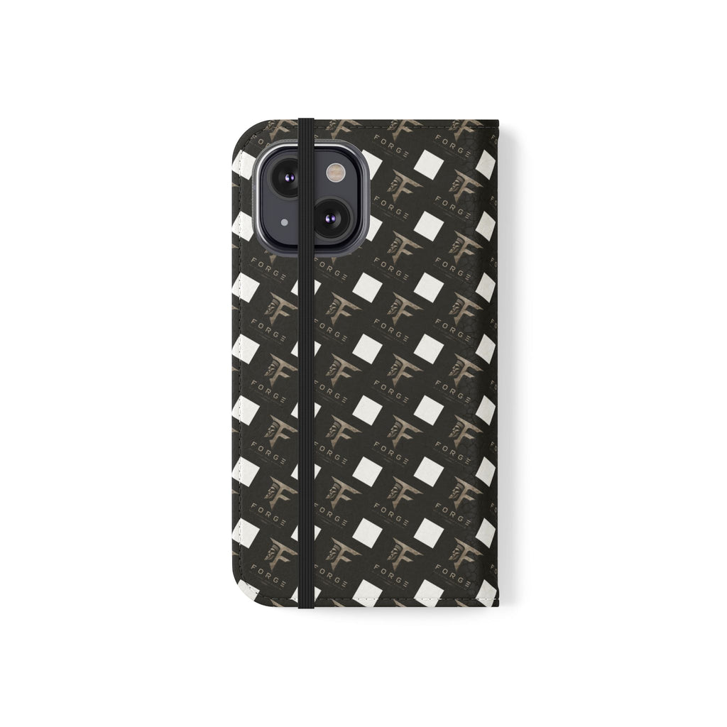 Forge Gladiator Flip Phone Case — Leather Wallet Folio with Card Slots