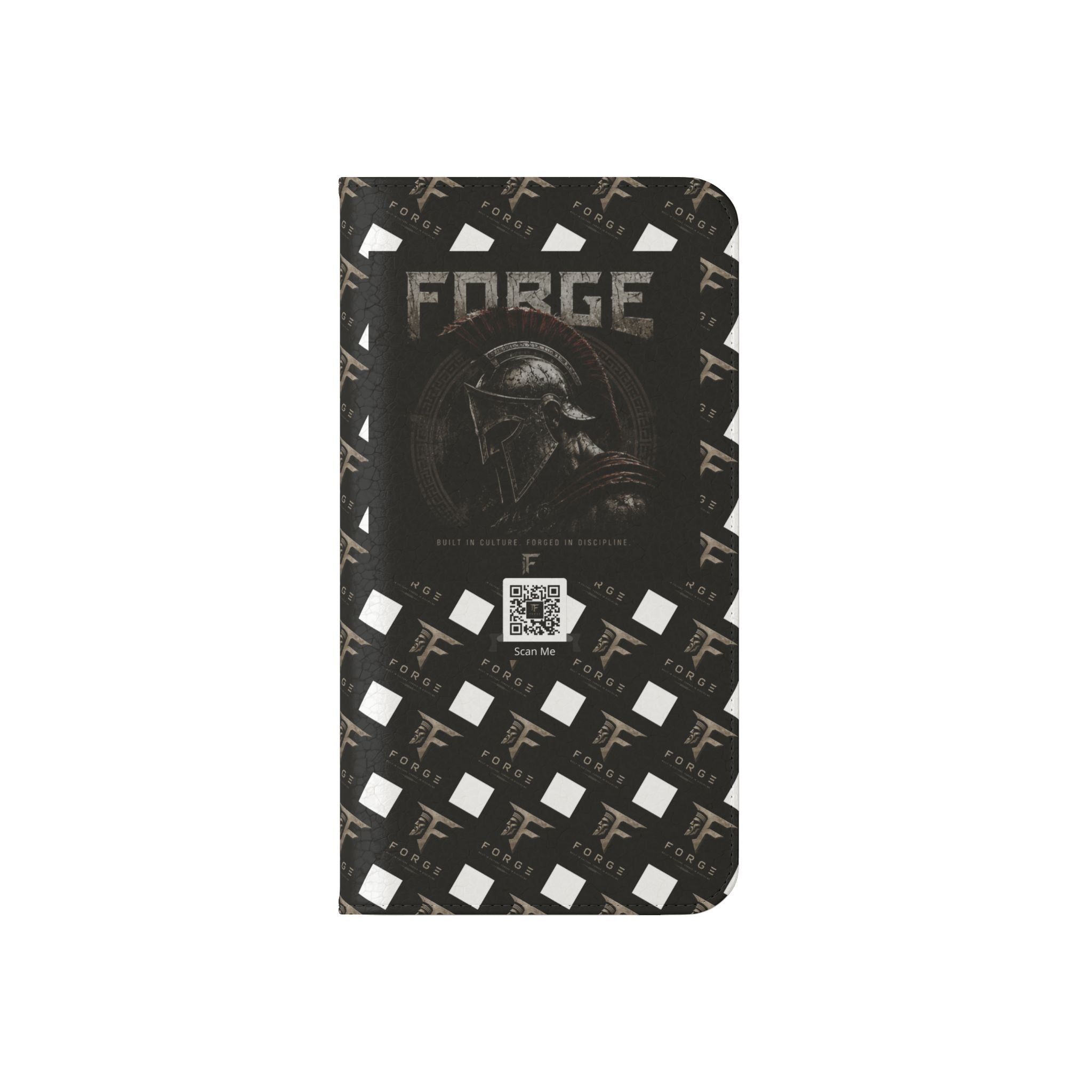 Forge Gladiator Flip Phone Case — Leather Wallet Folio with Card Slots