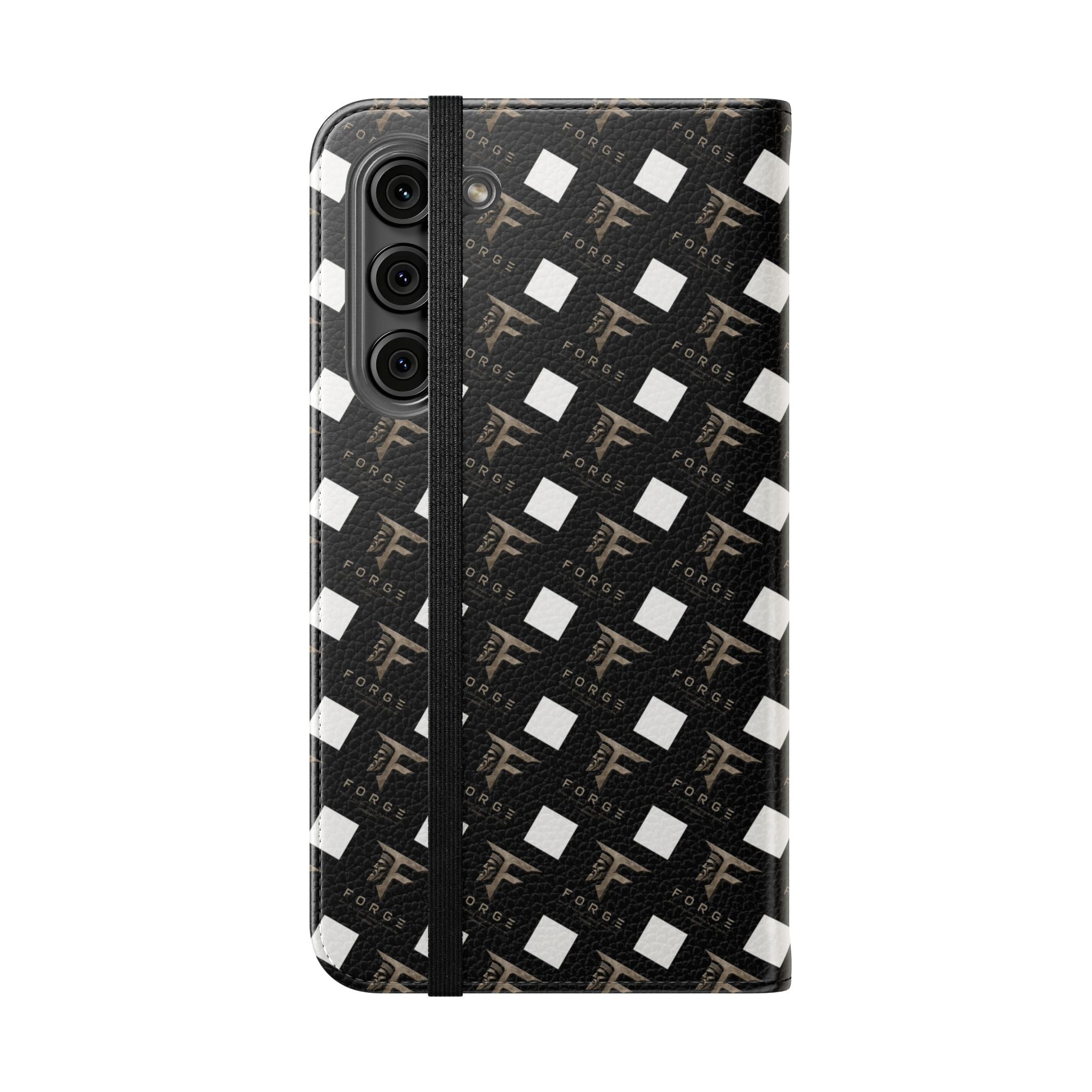 Forge Gladiator Flip Phone Case — Leather Wallet Folio with Card Slots