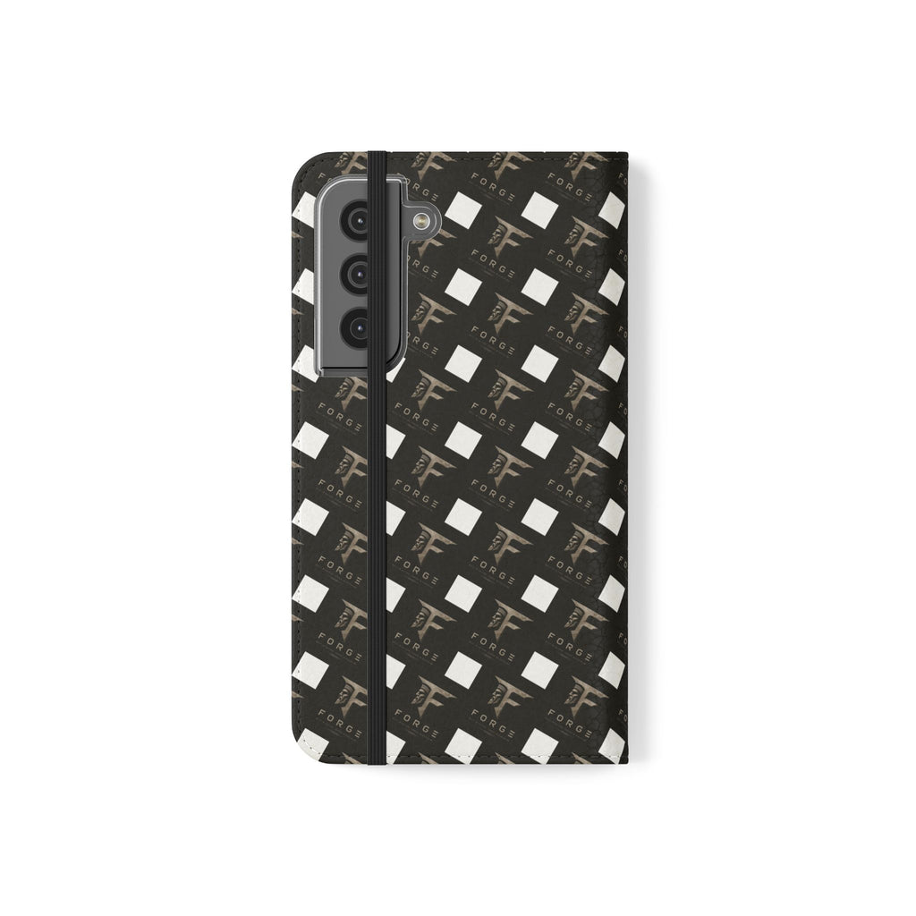 Forge Gladiator Flip Phone Case — Leather Wallet Folio with Card Slots