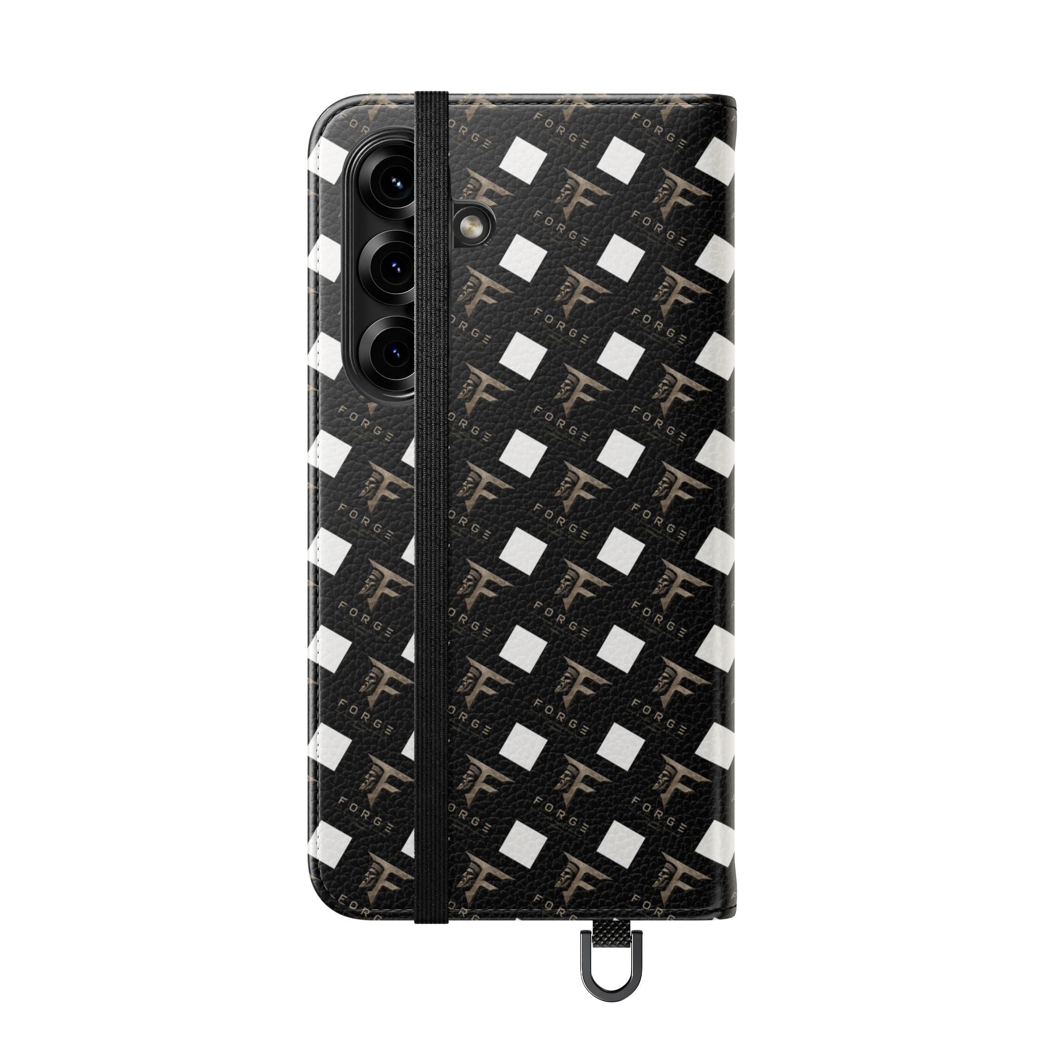 Forge Gladiator Flip Phone Case — Leather Wallet Folio with Card Slots